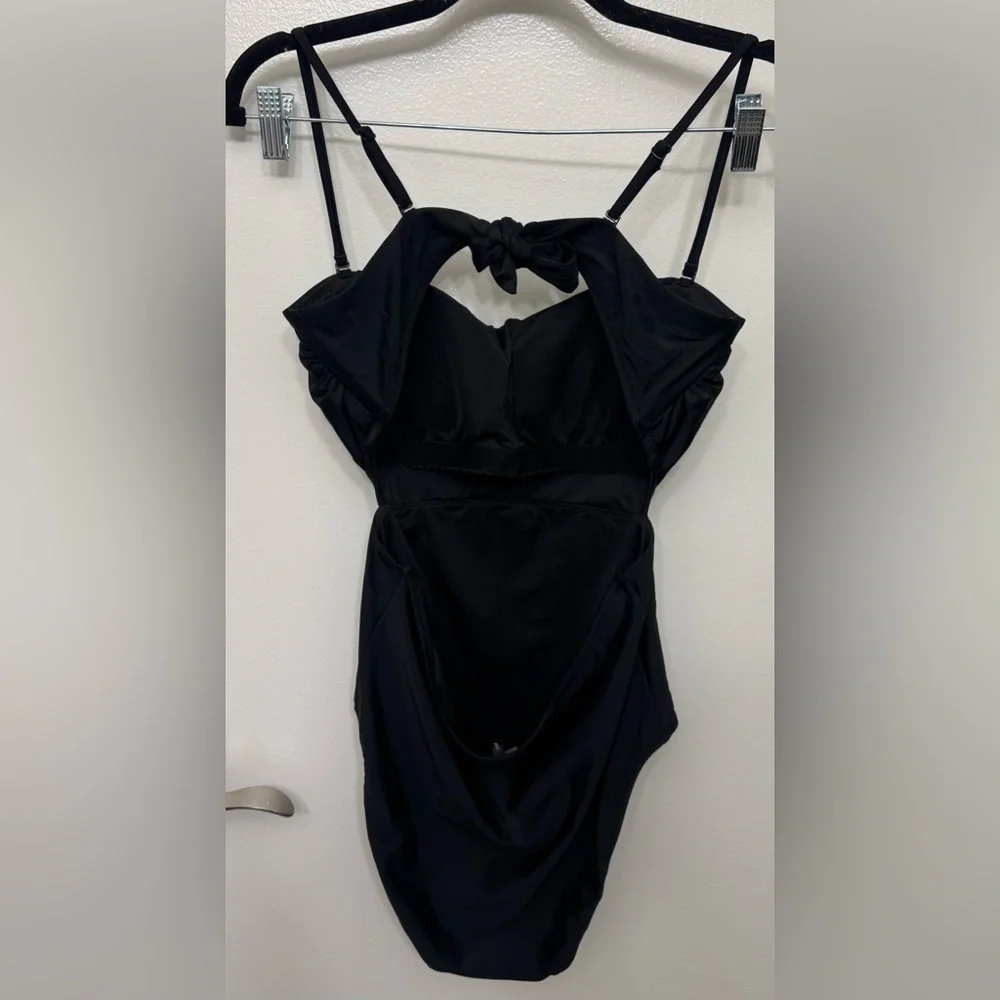 NWT J.Crew Cutout Tie Back One Piece Swimsuit | Stylish Designer Swimwear